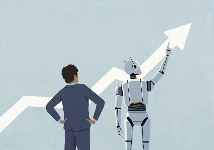 Graph Illustrating Artificial Intelligence Impact On Entry-Level Jobs And Corporate Staffing Models