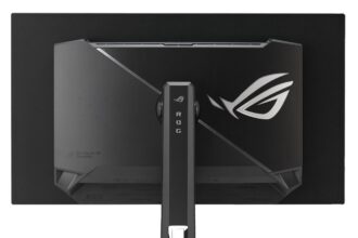 Asus Rog Strix Xg32Uqwms 4K Oled Gaming Monitor Displaying High-Contrast Graphics
