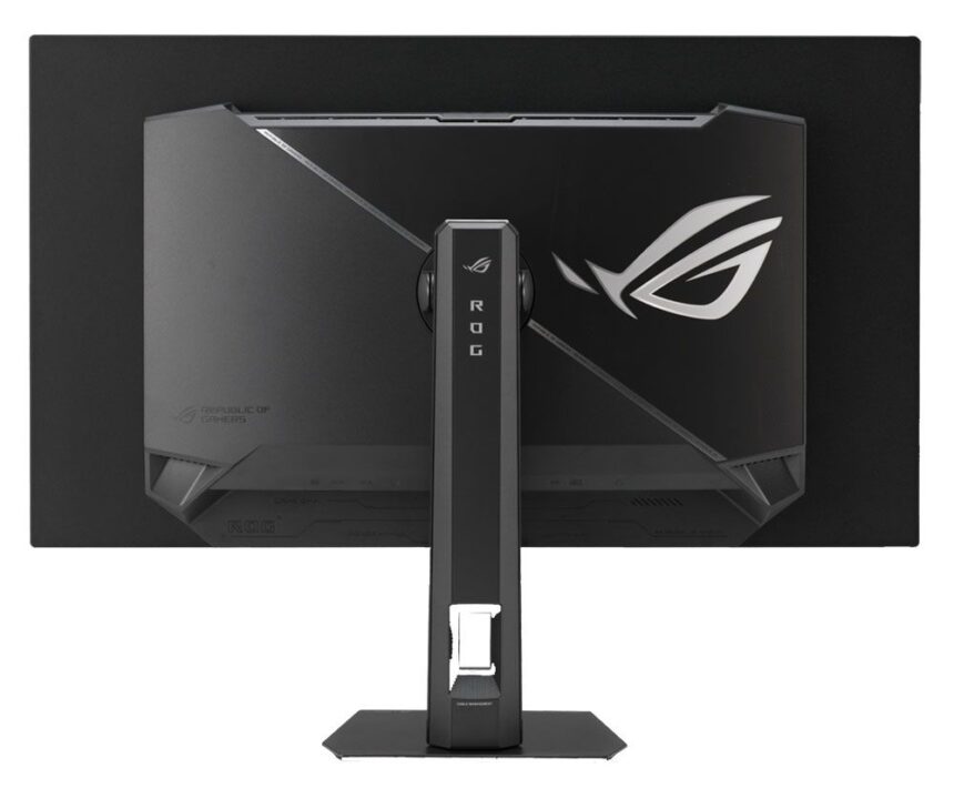 Asus Rog Strix Xg32Uqwms 4K Oled Gaming Monitor Displaying High-Contrast Graphics