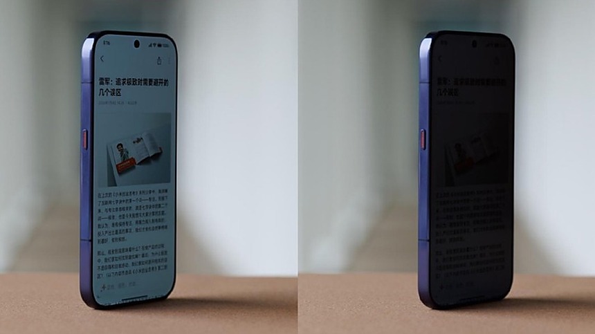 Xiaomi 18 Pro Displaying Pixel-Level Privacy Screen Technology With Oled Sub-Pixel Control