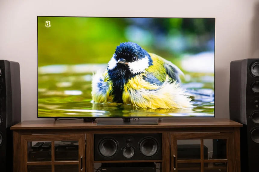 Smart Tv Microphone Icon And Privacy Settings Displayed On A Screen