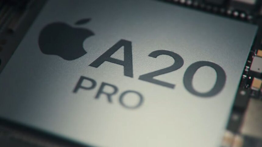 Apple A20 Pro 2Nm System On Chip Silicon Die Close Up