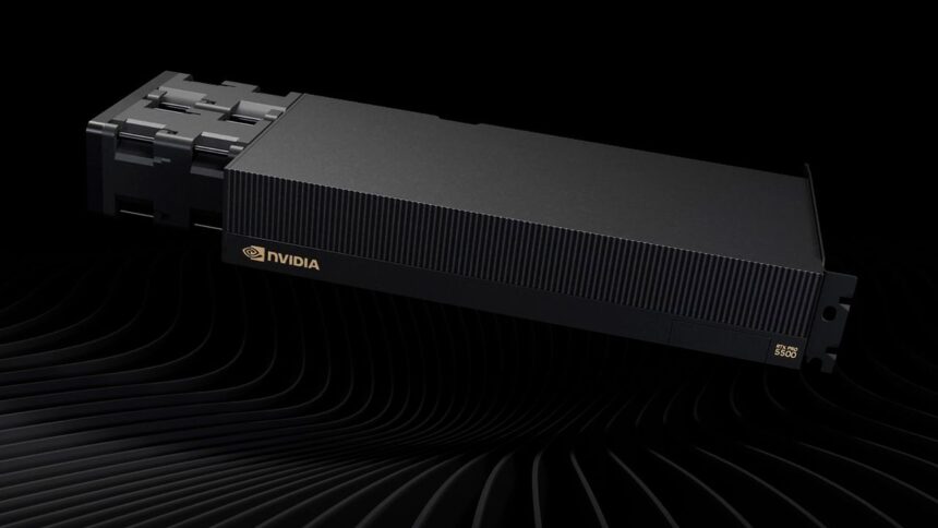 The Nvidia Rtx Pro 5500 Workstation Graphics Board With Gddr7 Memory And Gb202 Silicon